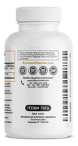 Vitamina K2 Bronson 90mcg 60 Comprimidos - Imagem 6