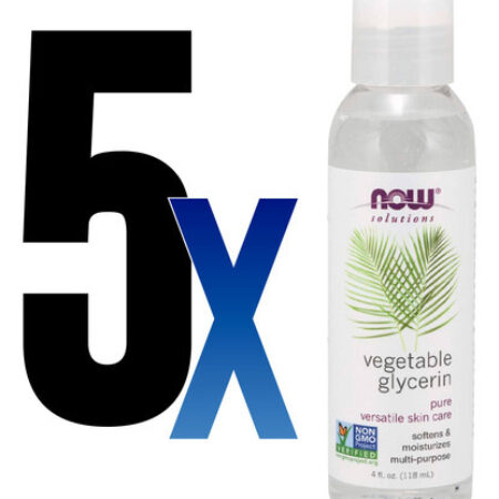 Glicerina Vegetal 118ml Now Foods Vegetable Glycerin 5un - Imagem 2