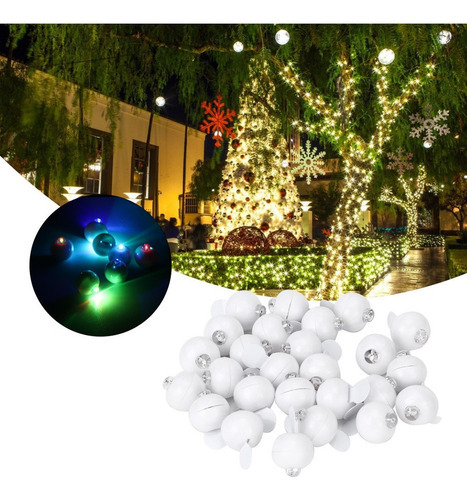Luzes Led 100pcs Mini Lâmpadas De Bola De Balão Redonda Nata - Imagem 9