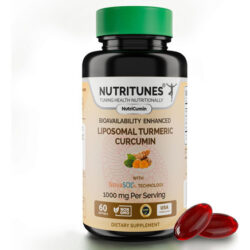 Nutritunes Nutricumin 1000mg Curcumina De Cúrcuma Lipossomal