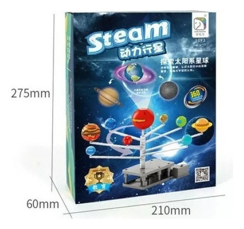 Kit De Modelo De Sistema De Projetor Solar Planetário Faça - Imagem 2