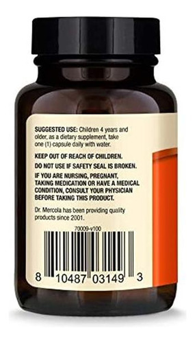 Vitamina C Dr Mercola 125 Mg 30 Cápsulas - Imagem 2