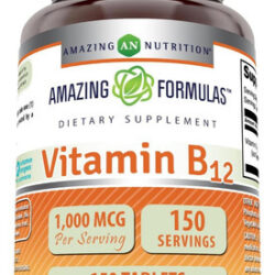 Suplemento De Vitamina B12 De Fórmulas Incríveis | 1000 Mcg