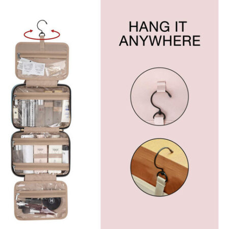 Necessaire Viagem Bolsa Travel Maquiagem Gancho Divisórias - Imagem 7