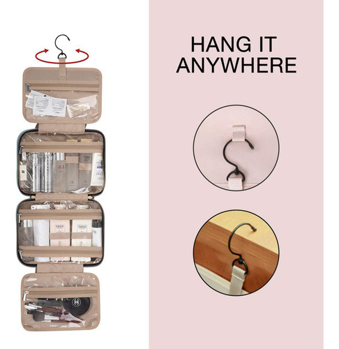 Necessaire Viagem Bolsa Travel Maquiagem Gancho Divisórias - Imagem 7