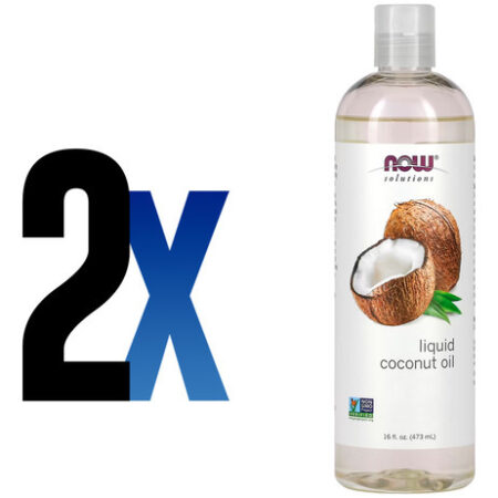 Óleo De Coco Líquido Now Foods Coconut 473ml Importado 2un - Imagem 2
