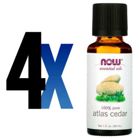 Óleo De Cedro Atlas Now Foods 30ml Puro Importado 4un - Imagem 2