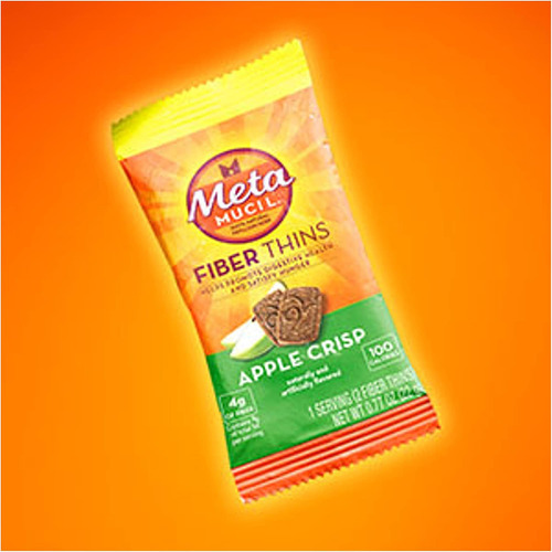 Pacotes Crocantes De Wafers De Fibra Metamucil, 2 Cada - Imagem 3