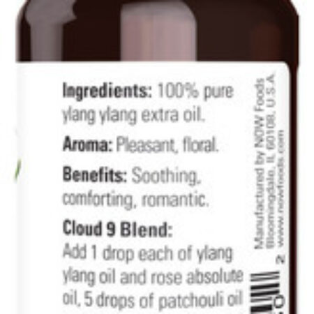 Óleo Extra De Ylang Ylang Now Foods 30ml Puro Importado 4un - Imagem 3