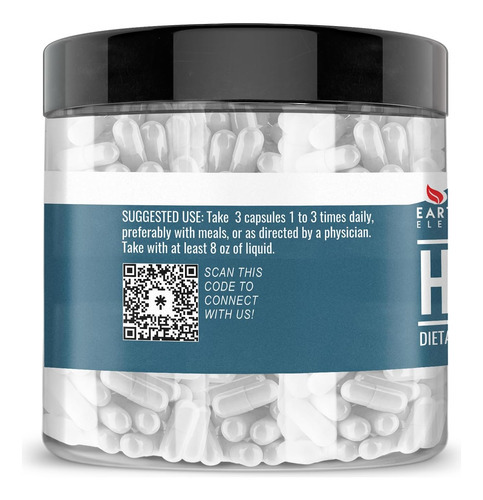 Earthborn Elements Hmb Powder 200 Cápsulas, Puro E Não Diluí