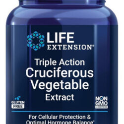 Extrato Vegetal Crucífero De Tripla Ação Da Life Extension,
