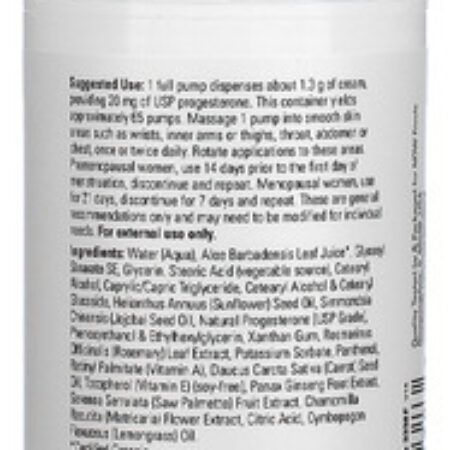 Progesterona Now Foods Creme Pele 85g Importado - Imagem 2