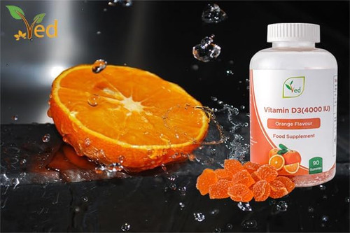 Gomas De Vitamina D3 Ved Para Adultos 4000 Ui, Sem Ogm - Sem - Imagem 8