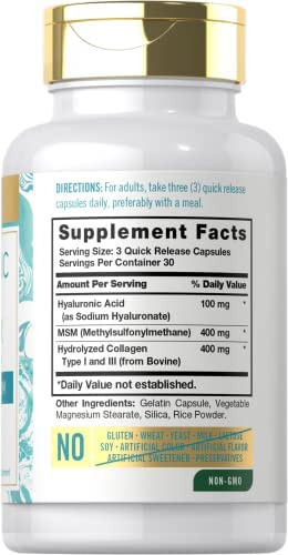 Colágeno Carlyle Com Ácido Hialurônico 900mg | 90 Cápsulas - Imagem 2