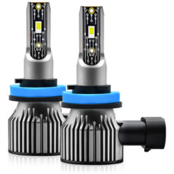 Lâmpadas De Faróis Led H8/h9/h11 Ip68 À Prova D&quotágua Para Ca