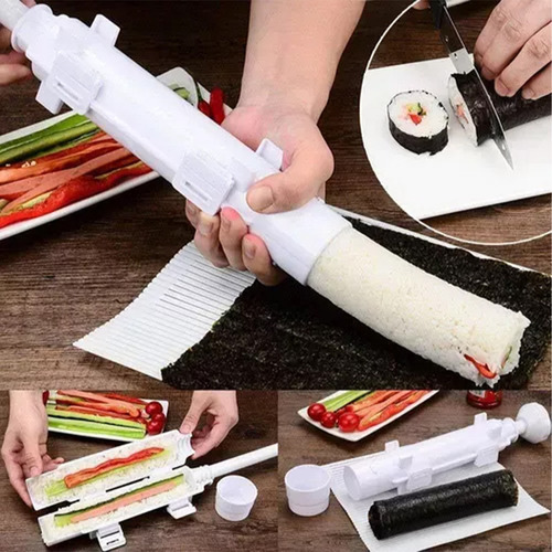 Kit 14 Esteiras Preparo De Comida Japonesa Sushi Bambu - Imagem 6