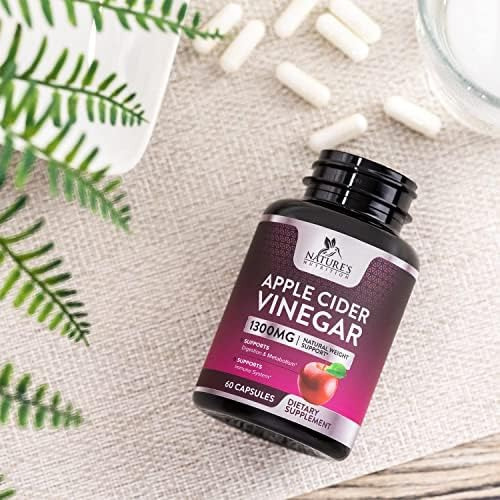 Cápsulas De Vinagre De Cidra De 1300 Mg Para Perda, Desinto - Imagem 5