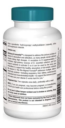 Source Naturals Wellness D-mmunity - Vitamina D - 60 Cápsula - Imagem 2