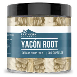 Earthborn Elements Yacon Root (200 Cápsulas), Puro E Não Di