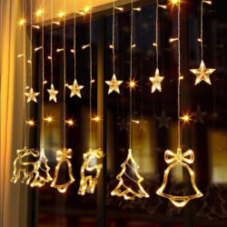 Luzes De Janela, Decorações, Alce Iluminado De Natal