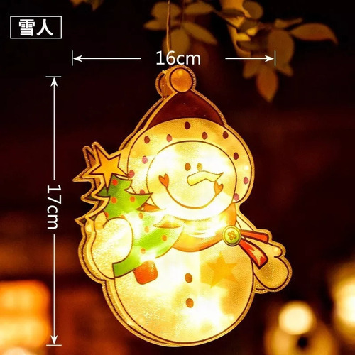 Ventosas De Luz De Natal Com Lâmpada Led Para Decoração De N - Imagem 7