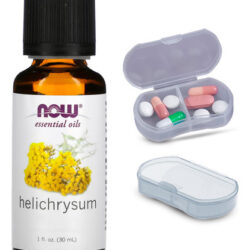 Now Foods Mistura De Óleo Helichrysum 30ml + Porta Cápsulas