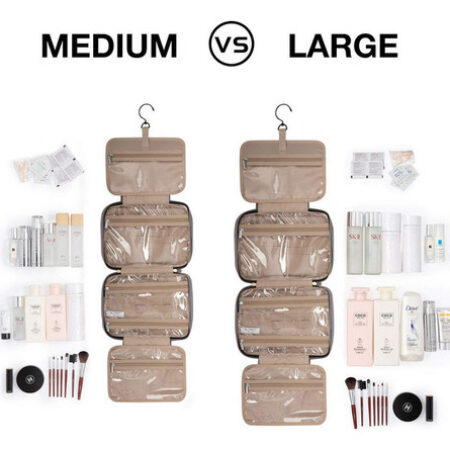 Necessaire Viagem Bolsa Travel Maquiagem Gancho Divisórias - Imagem 8