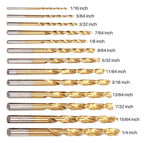Conjunto De Brocas Para Esquerda De 13 Peças De Brocas Extra - Imagem 8