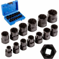 13 Pcs Ferramenta Extrator Removedor De Porca De Parafuso Da