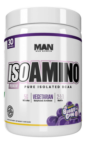 Man Sports Iso -amino Puro Isolado Bcaas - Construa Aminoáci