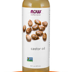 Óleo De Castor 473ml Now Foods Castor Oil 100% Puro