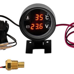 De 12.0v/24v Medidor De Temperatura Da Água Do Carro