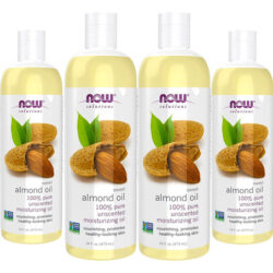 Óleo De Amendoa 473ml Now Foods Almond Oil Puro 4un