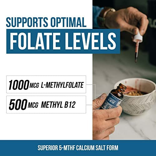 Folato De Metila Orgânico 1000 Mcg + Cofator De Metil B12 ( - Imagem 5