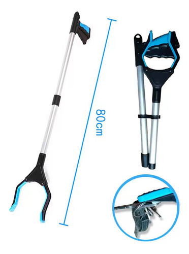 Pegador Objetos 83cm Com Cabo Retrátil Para Uso Externo #g - Imagem 2