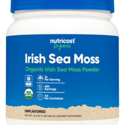 Suplemento Nutricost Organic Irish Moss Powder 454g