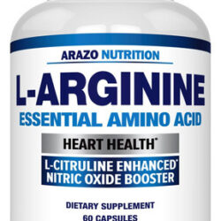 Arazo Nutrition Premium L Arginina - 1340mg Óxido Nítrico...