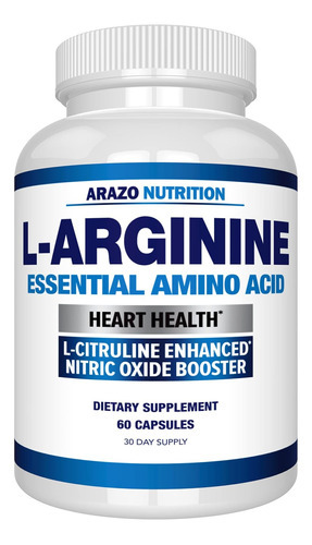 Arazo Nutrition Premium L Arginina - 1340mg Óxido Nítrico...