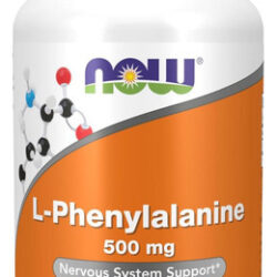 Agora Suplementos, L-fenilalanina 500 Mg, Suporte Do Sistema