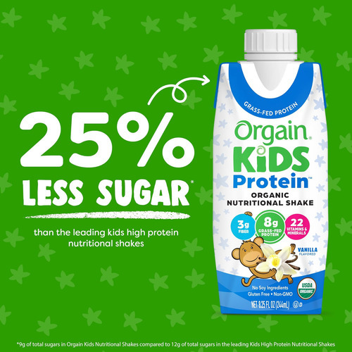 Shake De Proteína Nutricional Orgânica Para Crianças Orgânic - Imagem 3