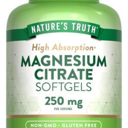 Cápsulas Gelatinosas De Citrato De Magnésio Natures Truth |
