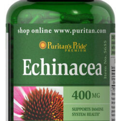 Puritans Pride Premium Echinacea Natural Whole Herbal Supple