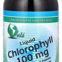 World Organic - Clorofila Líquida 100mg, 8 Onças Líquida