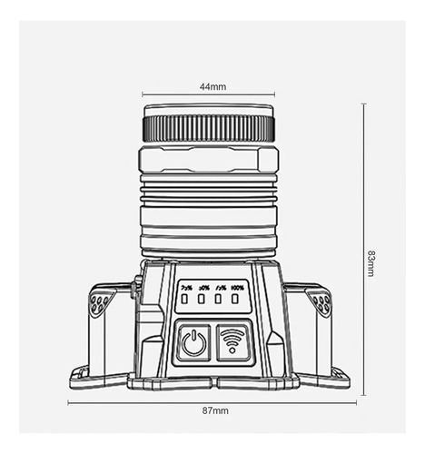 Lanterna De Cabeca Prova Dagua Farol De Cabeça Potente Forte - Imagem 10