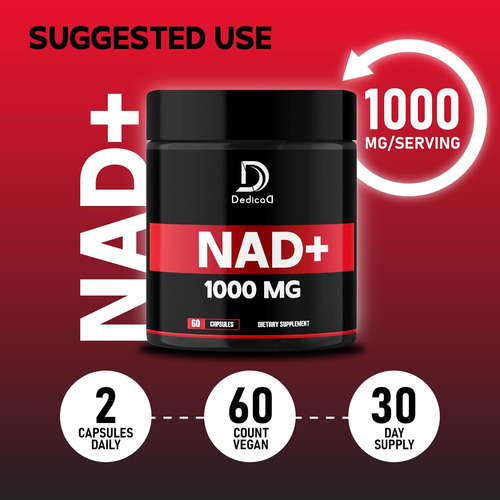 Suplemento Nad + 1000 Mg - Suplemento Nad Puro - Reparo De E - Imagem 5