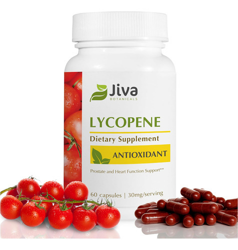 Jiva Botanicals - Suplemento De Licopeno 30 Mg Cápsulas-feit