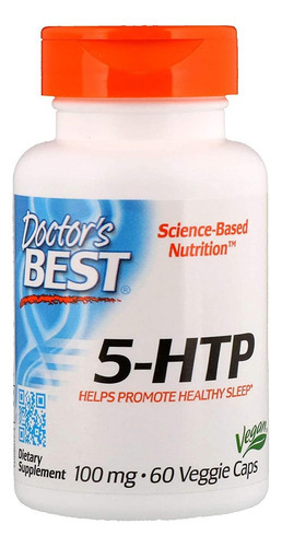 Doctors Best, Melhor 5-htp, 100 Mg, 60 Cápsulas Vegetais