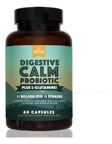Probiótico Calmante Digestivo De Ritmo Natural Mais L-gluta