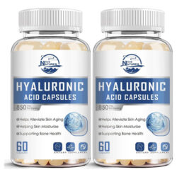 Suplementos De Ácido Hialurônico Natures Live, Cápsulas De Á