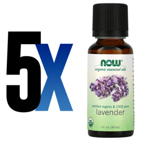 Óleo De Lavanda Now Foods 30 Ml Orgânico Importado 5un - Imagem 2